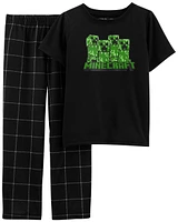 Kid 2-Piece Minecraft® Loose Fit Pyjamas