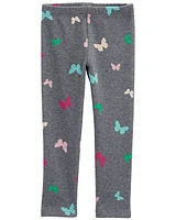 Butterfly Cozy Fleece Leggings