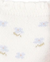 Baby 6-Pack Floral Ruffle Booties
