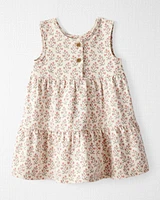 Baby Organic Cotton Floral-Print Dress