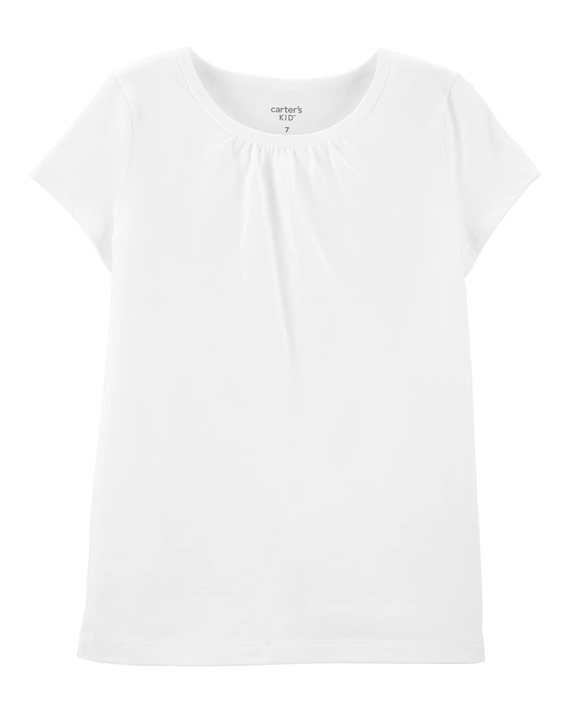 Kid White Cotton Tee