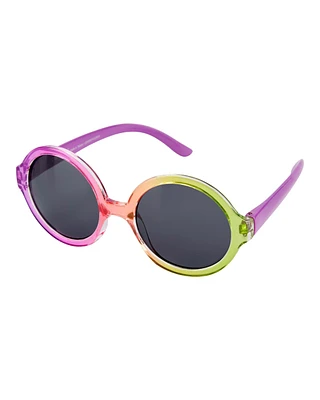 Kid Ombré Round Sunglasses