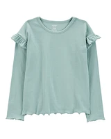 Kid Long-Sleeve Ribbed Top