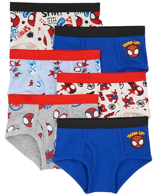 Toddler 6-Pack Spider-Man Cotton Briefs Underwear