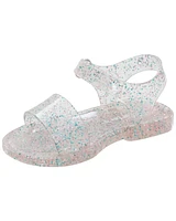 Glitter Jelly Sandals