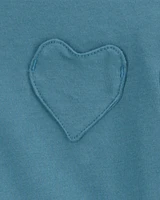 Toddler Heart pocket Jersey Tee