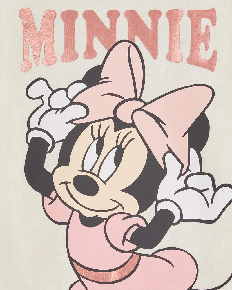 Kid Minnie Mouse Pullover Hoodie