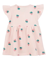 Baby Strawberry Thermal Dress