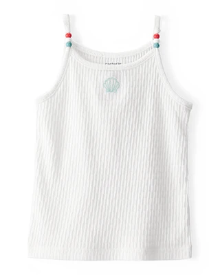 Toddler Seashell Ribbed Tank Top