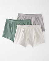 3-Pack Organic Cotton Boxer Shorts