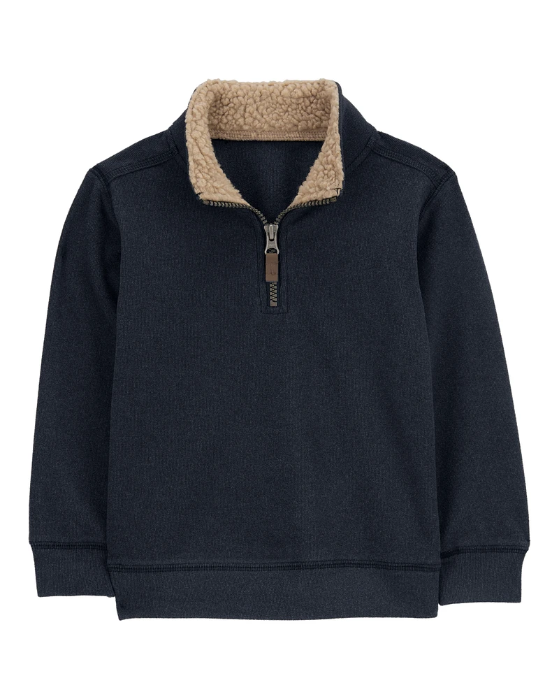 Toddler Half-Zip Pullover Sweater