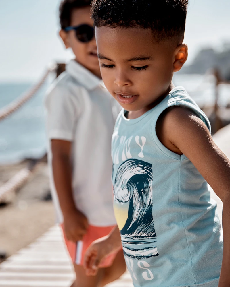 Toddler Wave Graphic Tank