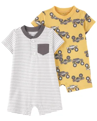 Carters Baby 2-pack Cotton Romper Set