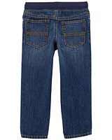 Pull-On Denim Pants