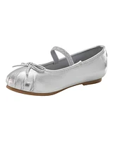 Toddler Ballet Slippers - Silver