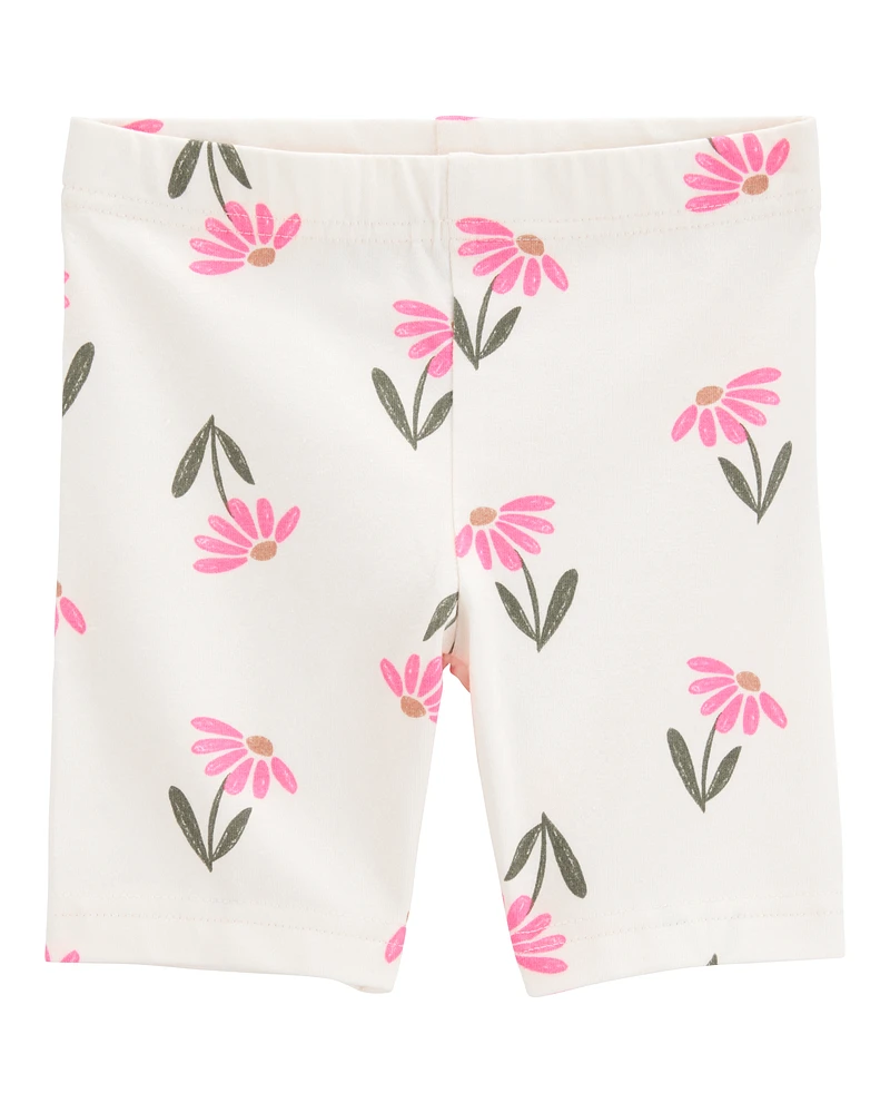 Toddler Floral Bike Shorts