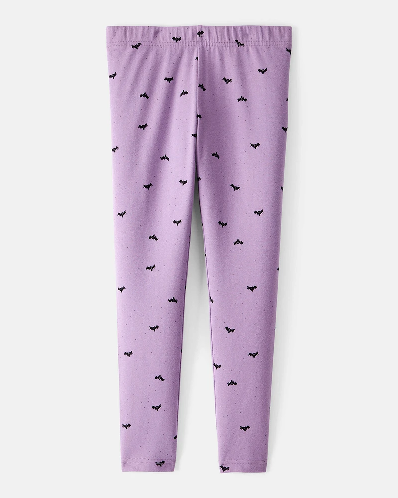 Kid Halloween Bat Leggings