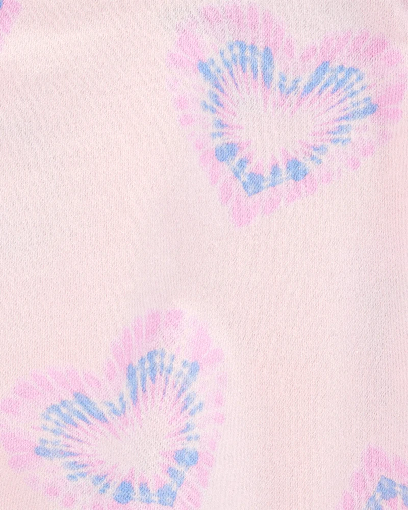 Baby Heart Print Tank Top - Pink