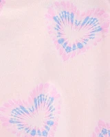 Baby Heart Print Tank Top - Pink