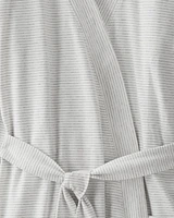 Adult Organic Cotton Rib Robe