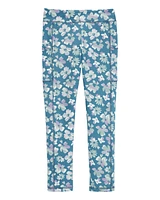 Kid Floral Active Leggings