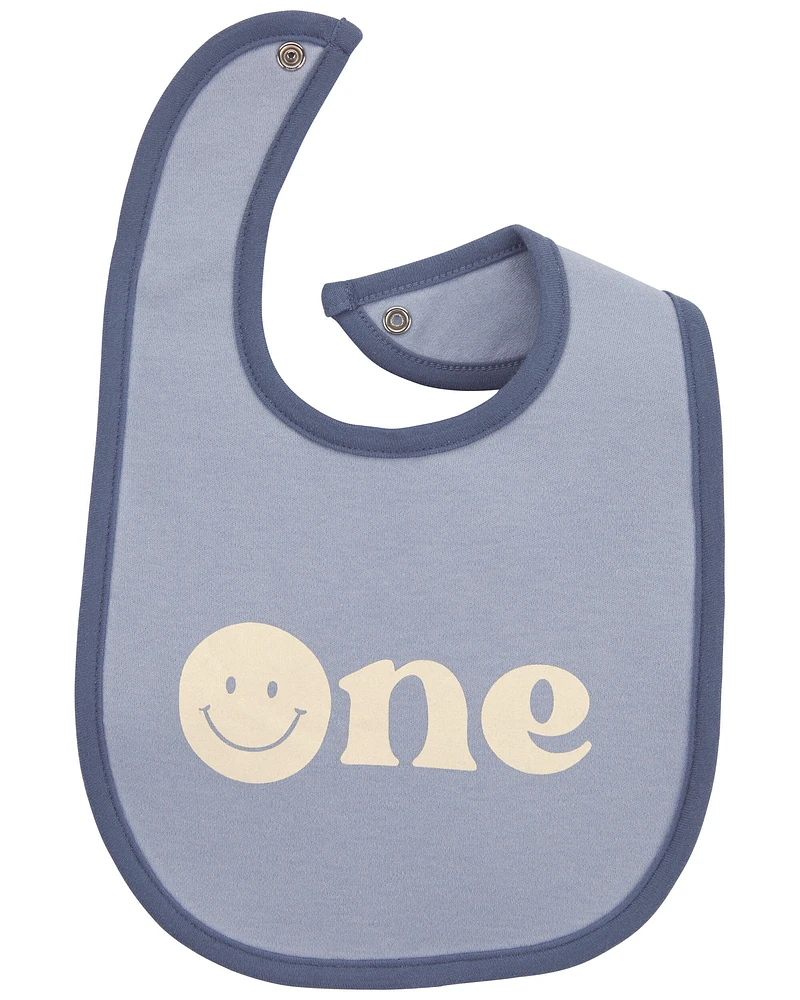 Baby 1st Birthday Teething Bib