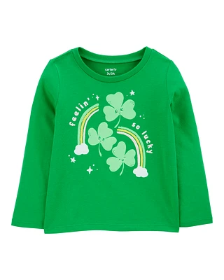 Toddler St. Patrick's Day Long-Sleeve Tee - Green