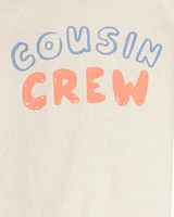 Baby Cousin Crew Short-Sleeve Bodysuit - Ivory