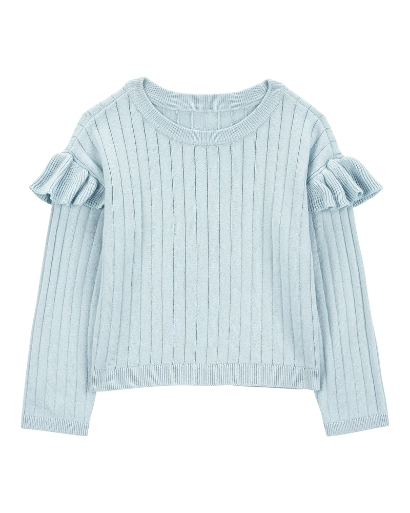 Toddler Ribbed Long-Sleeve Sweater