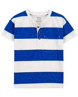 Striped Jersey Henley