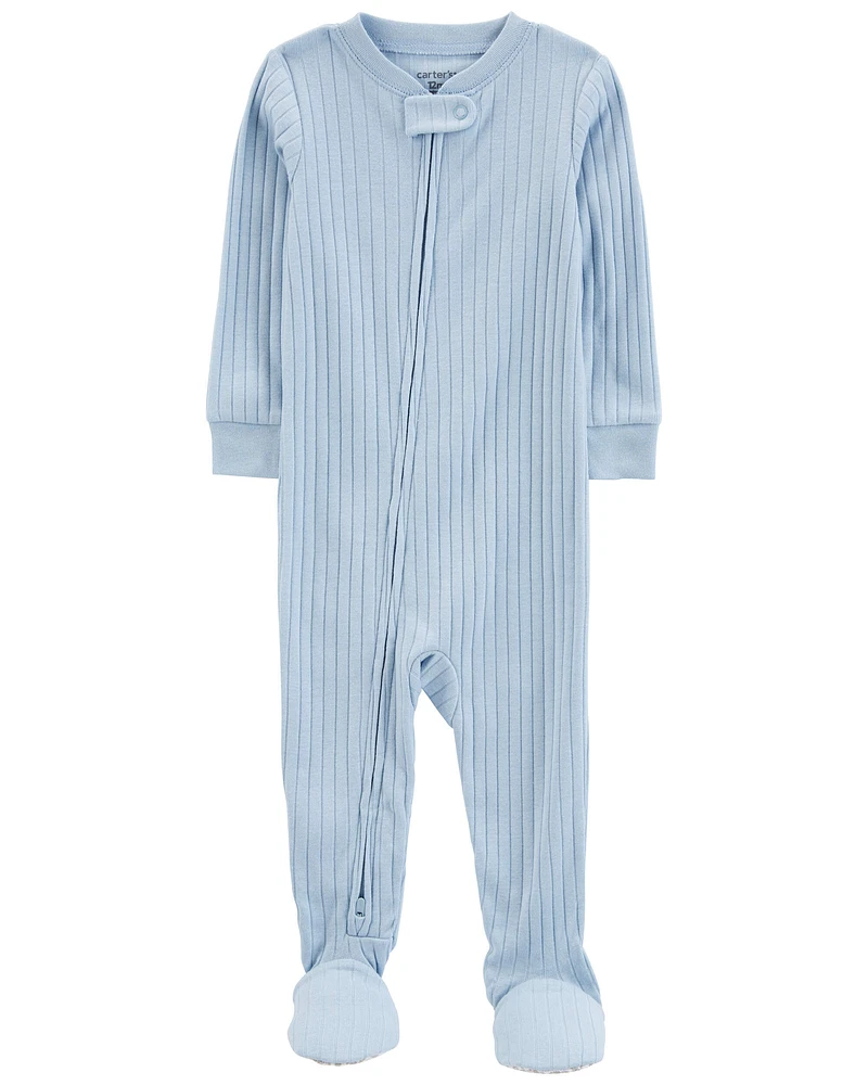 Toddler 1-Piece Cotton Blend Footie Pyjamas