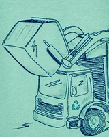 Toddler Construction Short-Sleeve Graphic Tee - Green