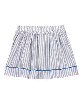 Toddler Striped Pull-On Skort