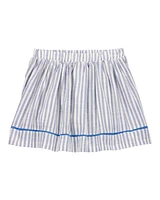 Toddler Striped Pull-On Skort