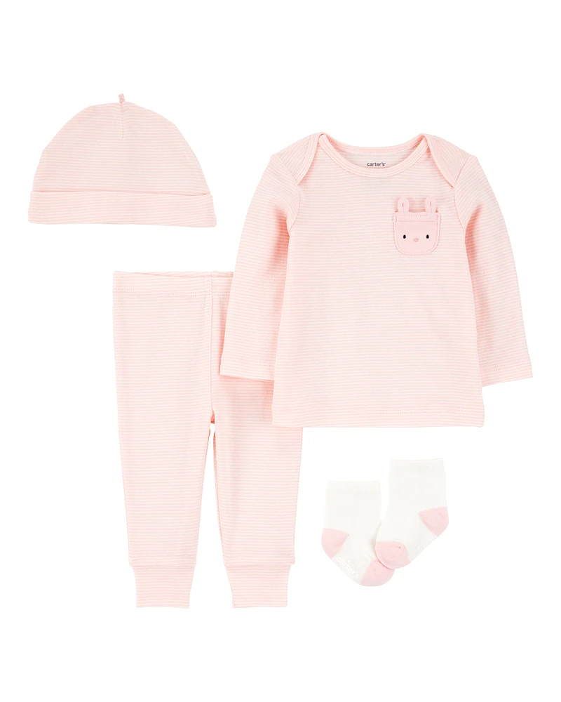 Baby 4-Piece Bunny Outfit Set