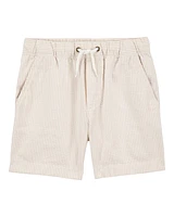 Kid Pull-On Drawstring Shorts - Khaki