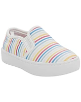 Toddler Striped Casual Sneakers