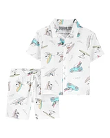Toddler Snoopy 2-Piece Gauze Outfit Set