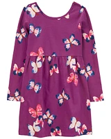 Kid Butterfly Jersey Dress