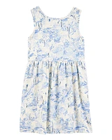 Kid Printed Tank Dress