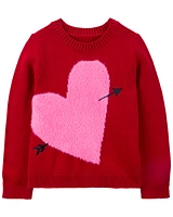 Heart Sweater - Red