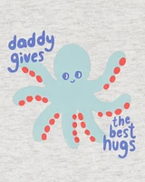 Baby Octopus Daddy Sleeveless Bodysuit