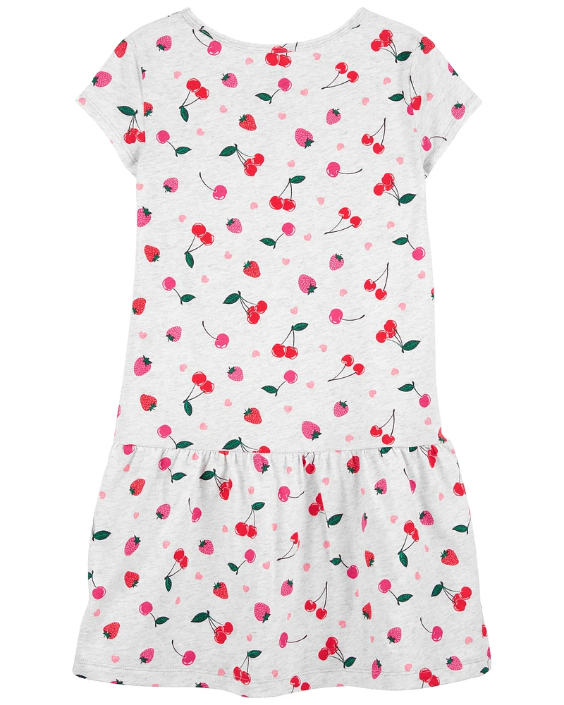 Cherry Cotton Dress