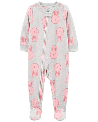 Baby 1-Piece Bunny Fleece  Pyjamas