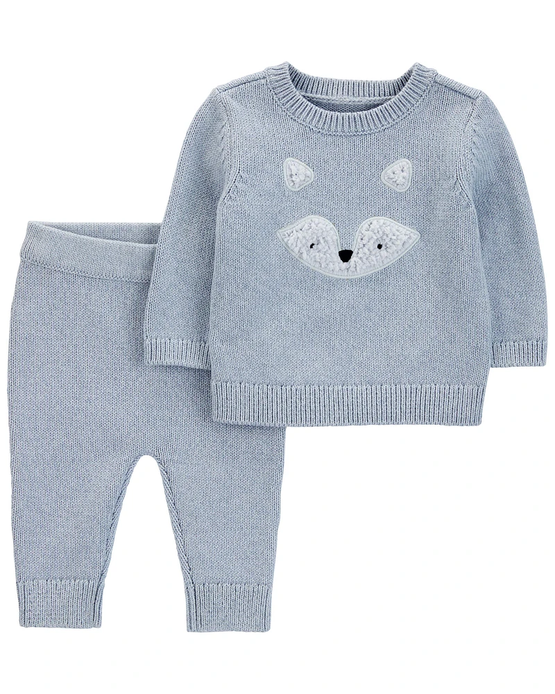 Baby 2-Piece Fox Pullover & Jogger Set