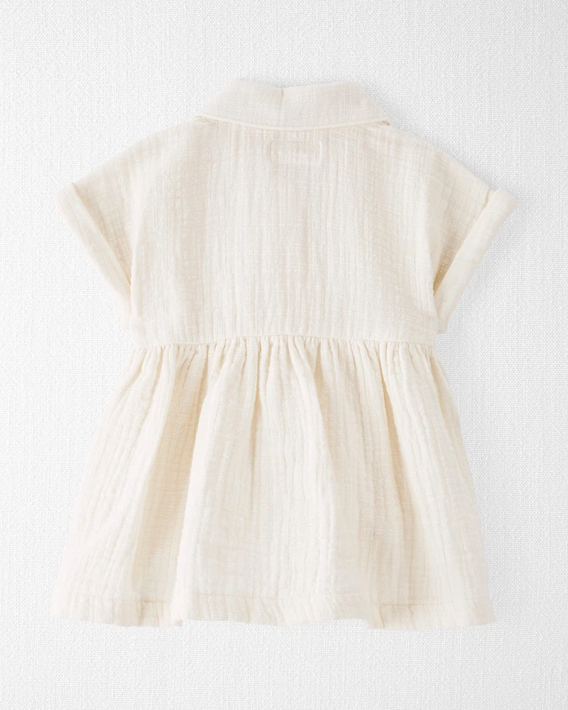 Baby Organic Cotton Gauze Dress