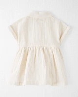 Baby Organic Cotton Gauze Dress