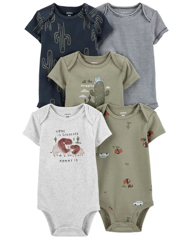 Carters Oshkosh 7-Pack Short-Sleeve Original Bodysuits