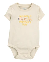 Baby Mother's Day Short-Sleeve Bodysuit - Ivory