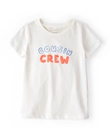Toddler Girl Cousin Crew Short-Sleeve Graphic Tee -White